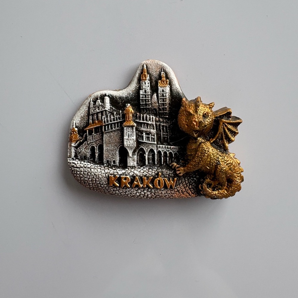 Colorful City Magnet Set travel souvenir from New Orleans, San Diego, Krakow. - Picture 6 of 6